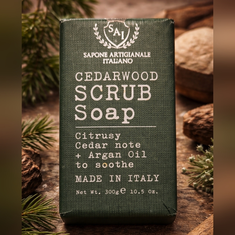 🇮🇹 Sapone Artigianale Italiano Coconut Scrub Soap Bars🇮🇹